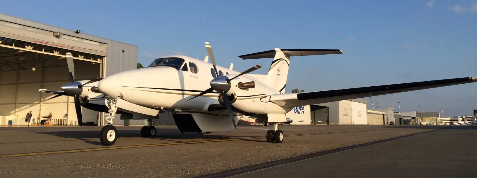 Beechcraft King Air 200 OO-LET operated by ASL Group photo 4