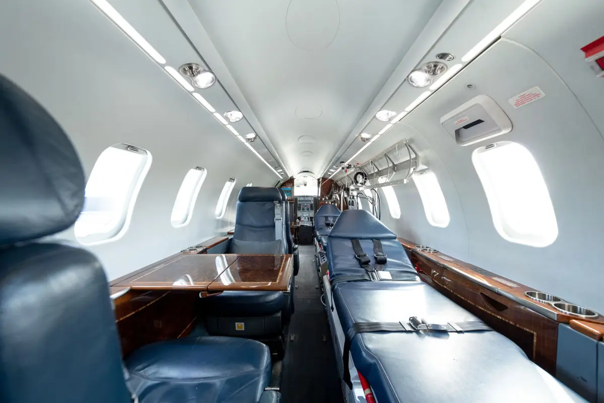 Bombardier Learjet 45 OO-MED operated by ASL Group photo 4