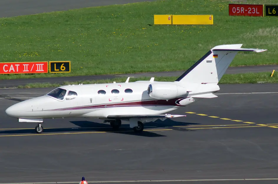 Cessna Citation Mustang OO-SUN operated by ASL Group, exterior