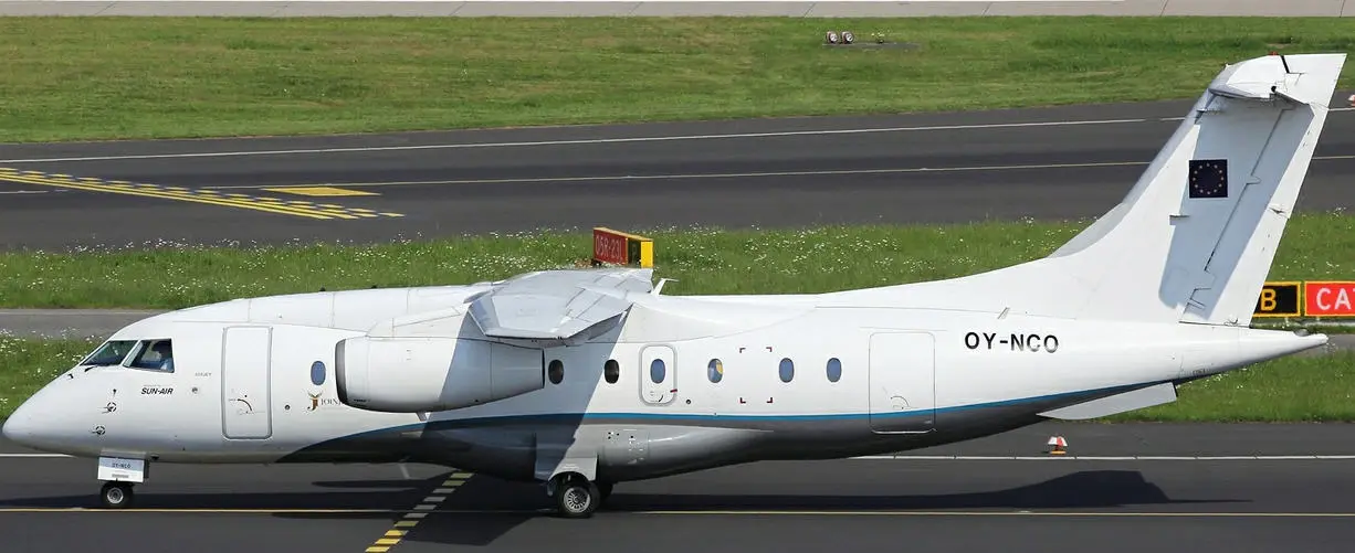 Dornier 328 Jet OY-NCO operated by JoinJet, exterior
