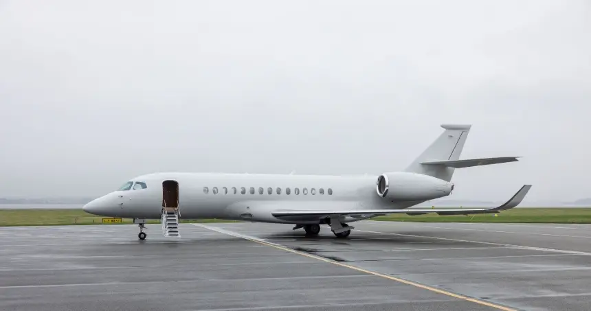 Dassault Falcon 6X OY-NRG operated by Air Alsie photo 4
