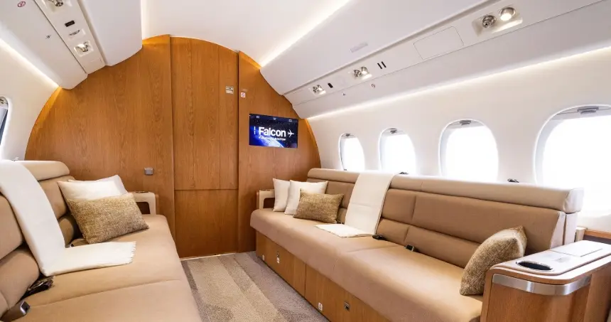 Dassault Falcon 6X OY-NRG operated by Air Alsie photo 2