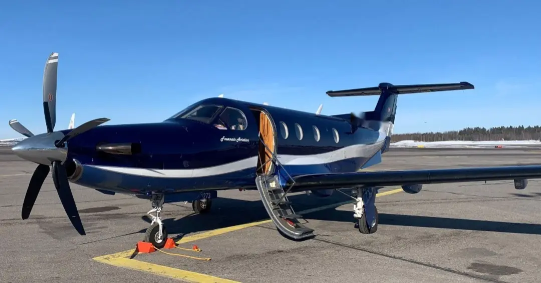 Pilatus PC-12/45 OY-RSE operated by Flexflight Group photo 4