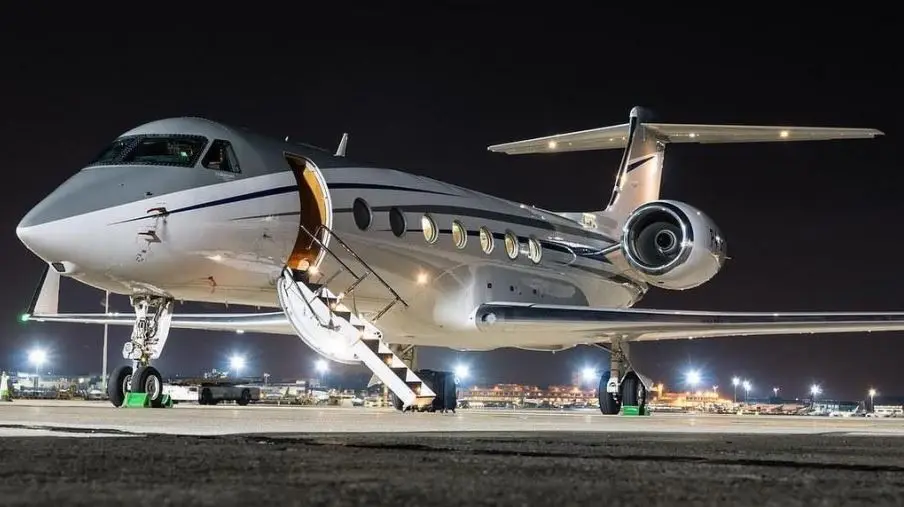 Gulfstream G550 P4-BFY operated by Bestfly Aircraft Management, exterior