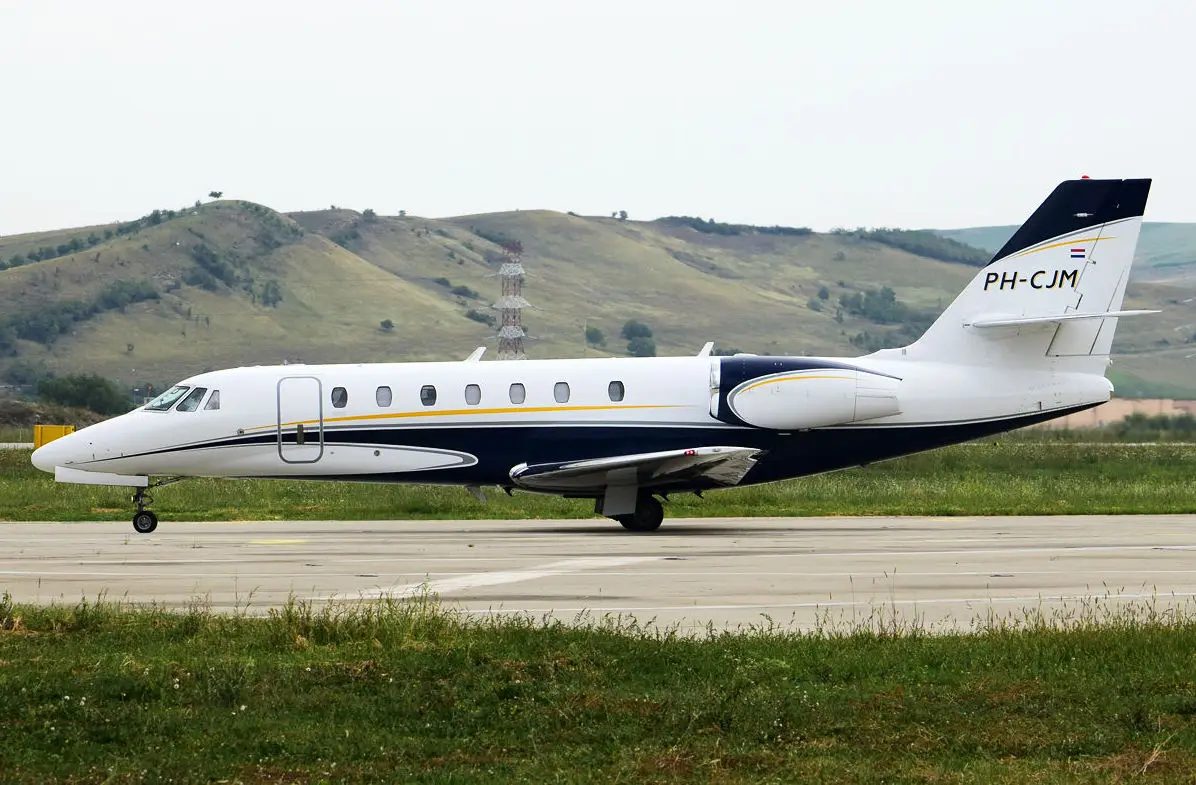 Cessna Citation Sovereign PH-CJM operated by ASL Group, exterior