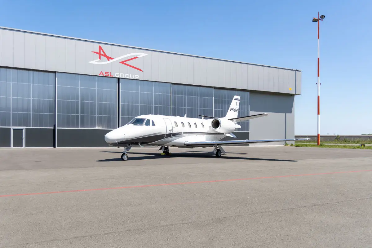Cessna Citation Excel PH-GHZ operated by ASL Group, exterior