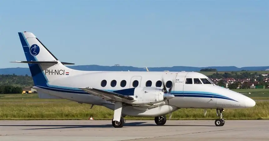 BAe Jetstream 32 PH-NCI operated by AIS Airlines, exterior