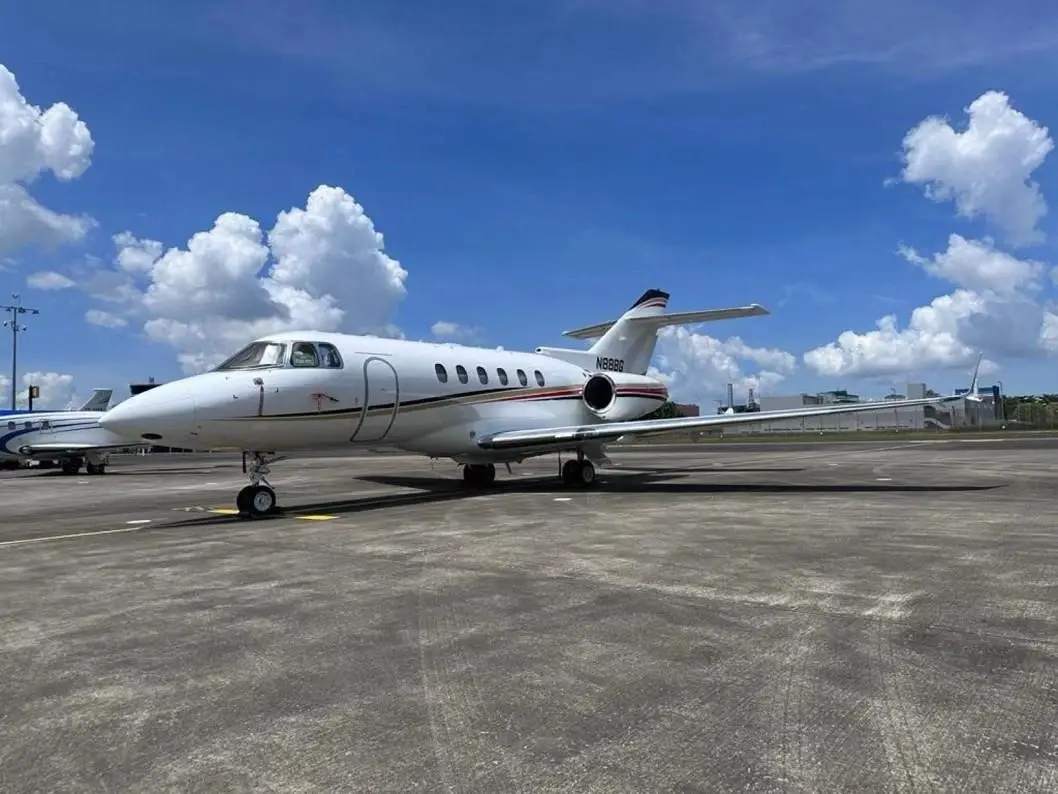 Beechcraft Hawker 850XP PK-CEO operated by CeoJetset (PT. Jet Eksekutif Travya), exterior