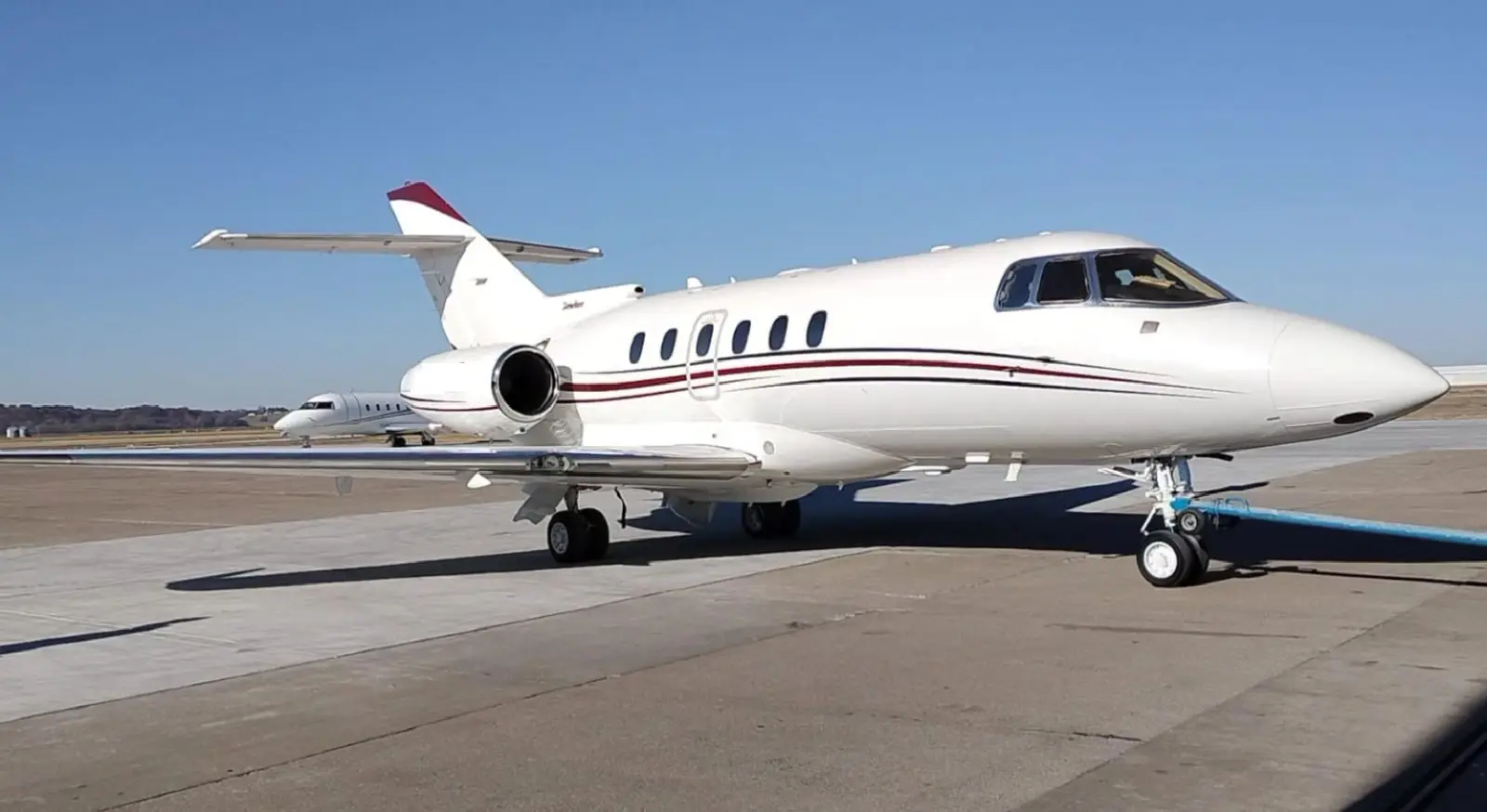 Beechcraft Hawker 900XP PK-DJV operated by Alfa5 Aviation, exterior