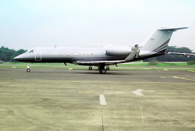 Gulfstream IV-SP PK-TWY operated by Transwisata Prima Aviation photo 5