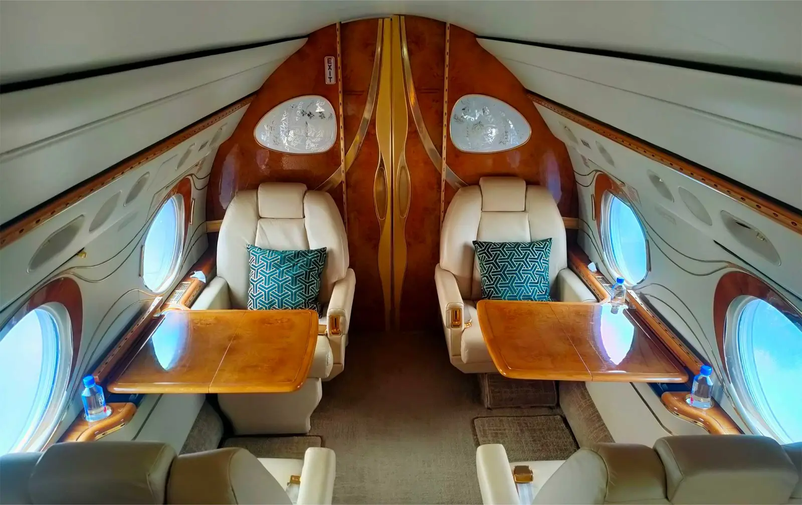 Gulfstream IV-SP PK-TWY operated by Transwisata Prima Aviation photo 6