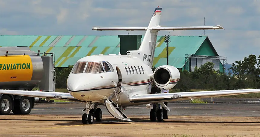Beechcraft Hawker 850XP PP-JFZ operated by Lider Aviation photo 3