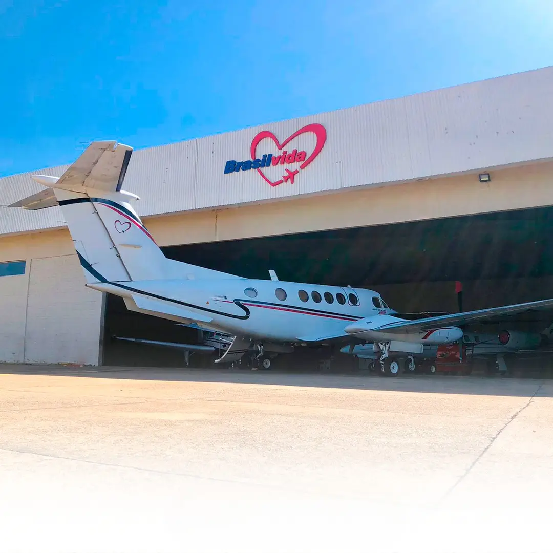 Beechcraft King Air B200 PS-BRA operated by Brasil Vida Taxi Aereo photo 2