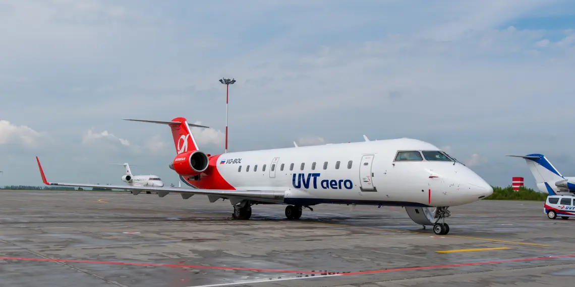 Bombardier CRJ-200 RA-67154 operated by UVT Aero photo 3