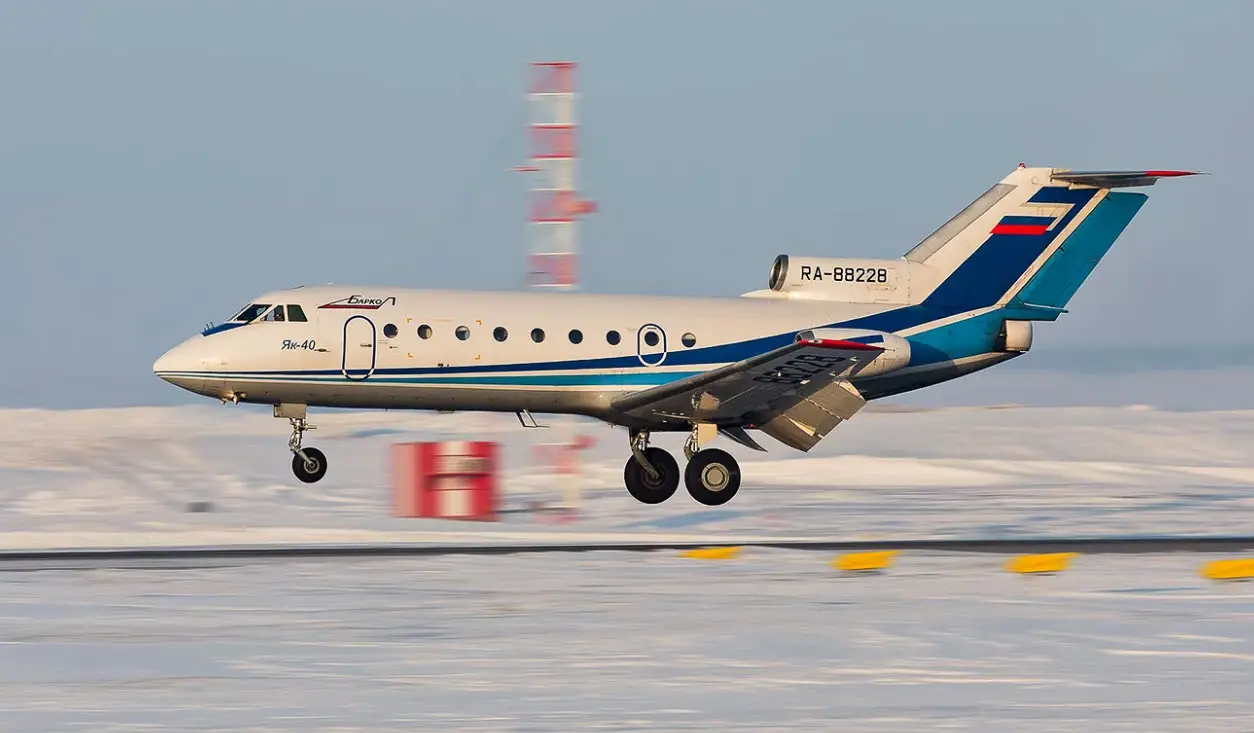 Yakovlev Yak-40 RA-88228 operated by Estar Aero, exterior