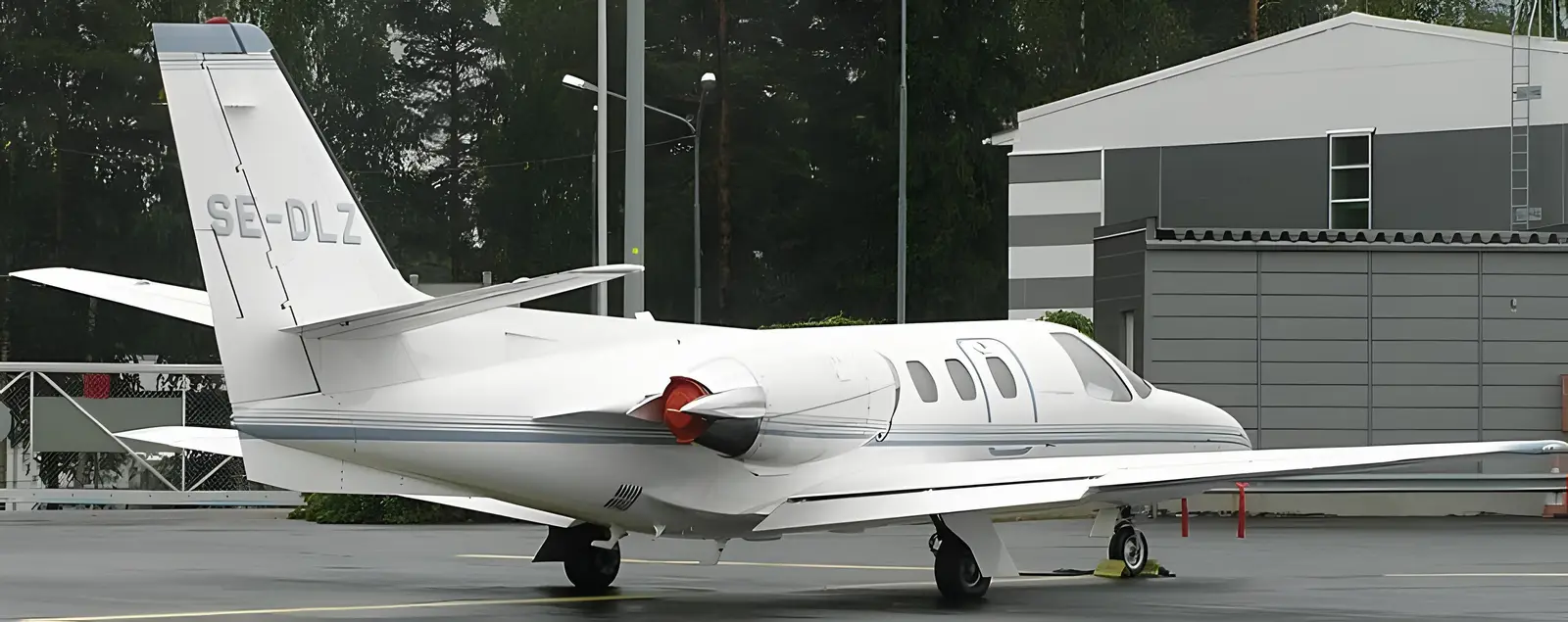 Cessna Citation I SE-DLZ operated by Jivair Executive Jet Services, exterior