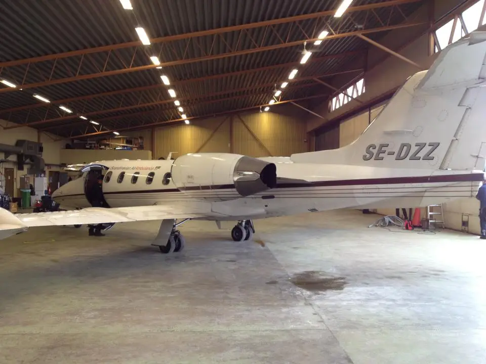 Bombardier Learjet 35 SE-DZZ operated by Avincis Aviation Critical Service, exterior