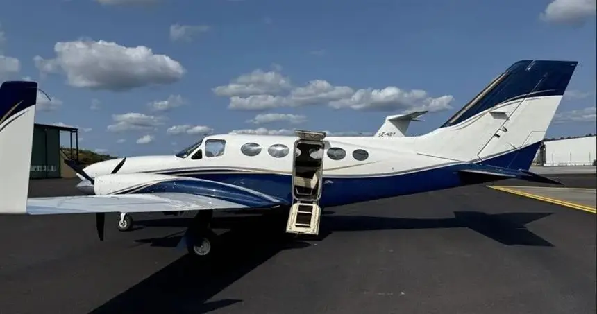 Cessna 414A SE-MJG operated by H-Bird Aviation Services AB photo 2