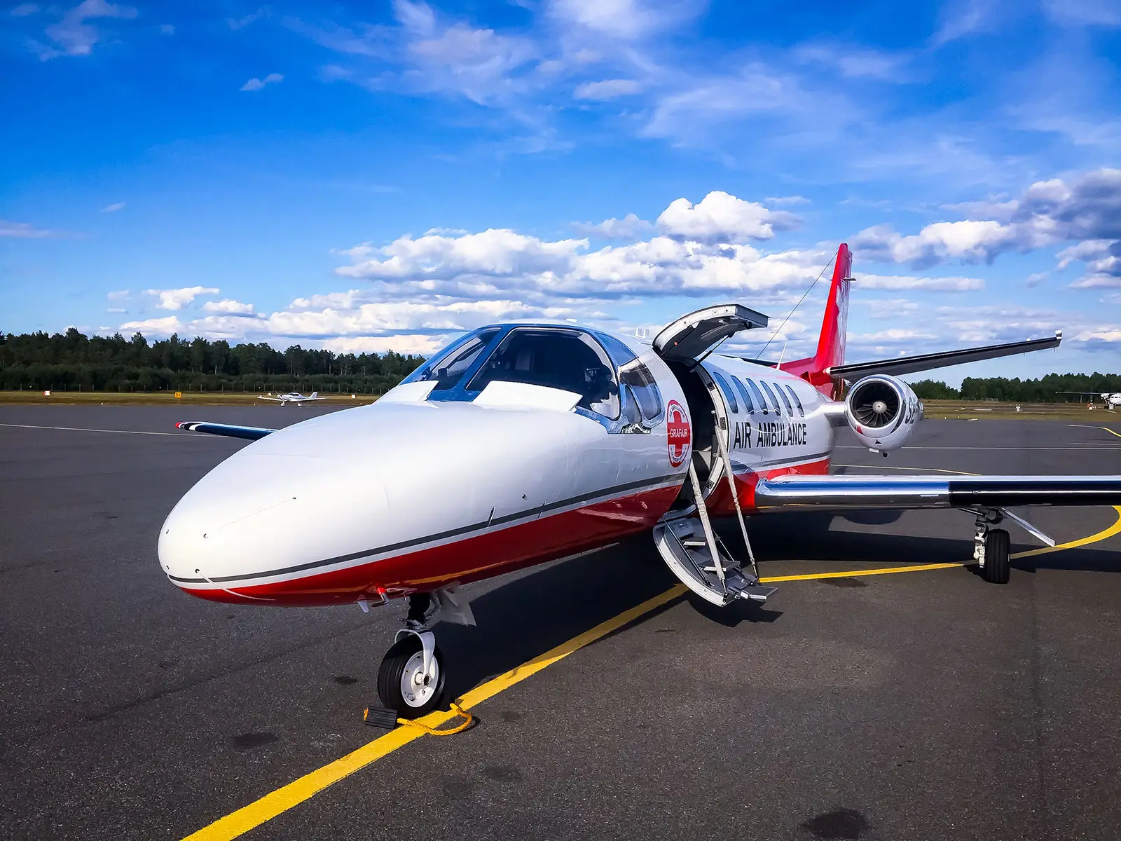 Cessna Citation Excel SE-RLT operated by Grafair Flight Management, exterior
