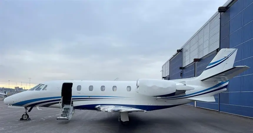 Cessna Citation Excel SE-RLV operated by H-Bird Aviation Services AB photo 3