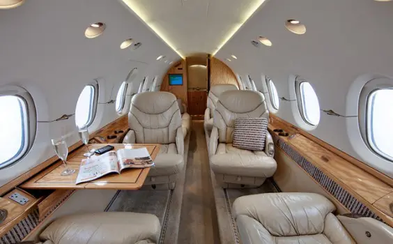 Beechcraft Hawker 800XP SE-RLX operated by Grafair Flight Management photo 5