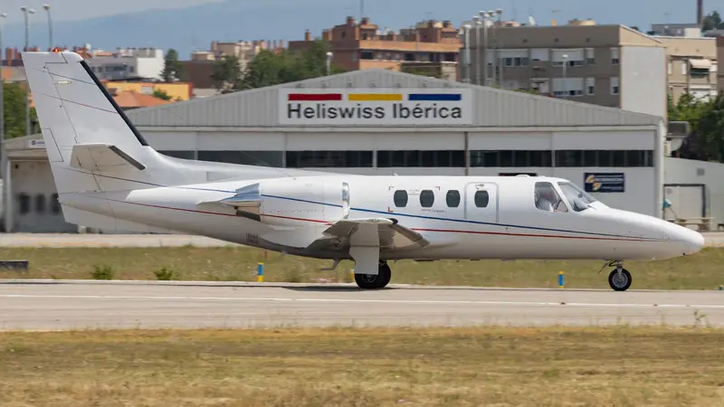 Cessna Citation I SE-RML operated by JetServiceNL BV, exterior
