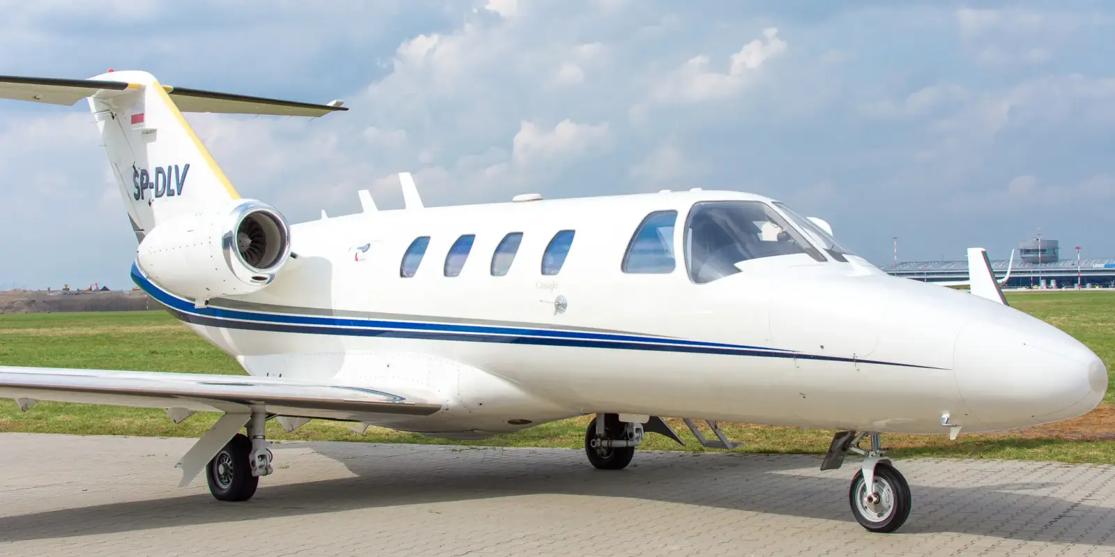Cessna CitationJet SP-DLV operated by Bartolini Air, exterior