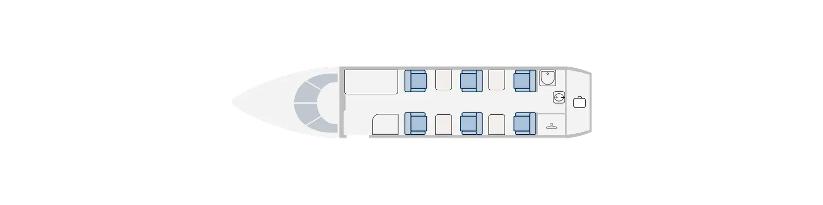 Gulfstream G150 SP-TBF operated by AMC Aviation photo 3