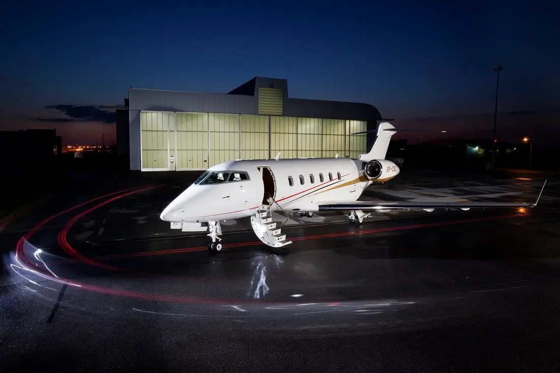 Bombardier Challenger 300 SP-ZSZ operated by Jet Story photo 4