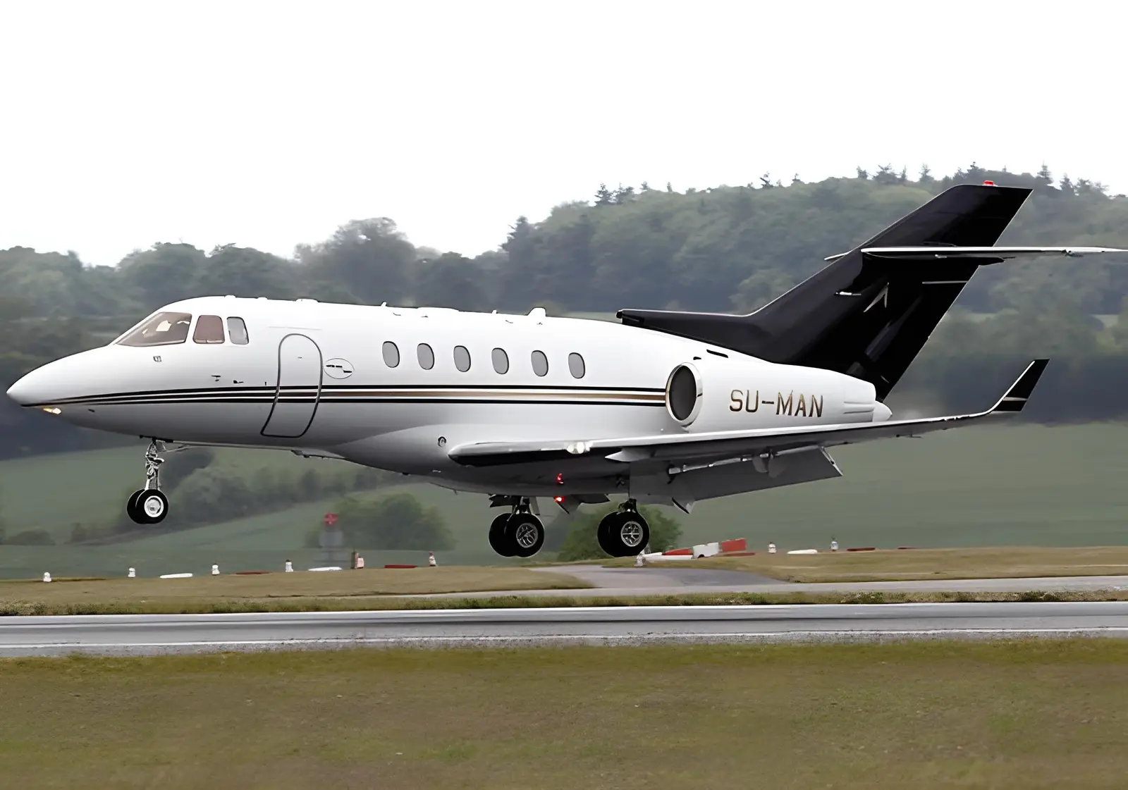 Beechcraft Hawker 850XP SU-MAN operated by Alkan Air photo 2