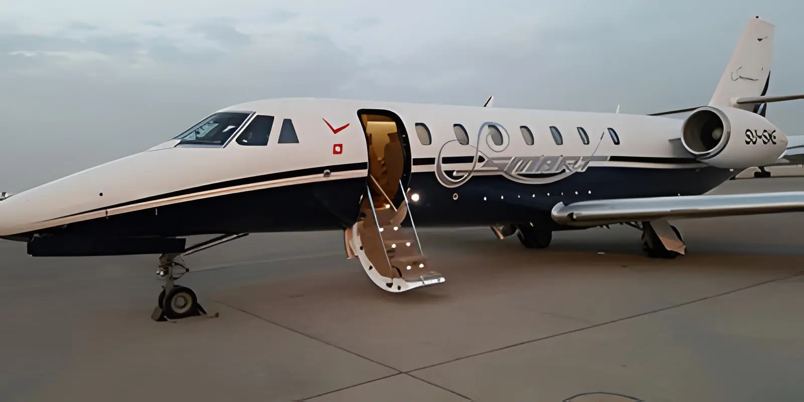 Cessna Citation Sovereign SU-SME operated by Executive Sky, exterior