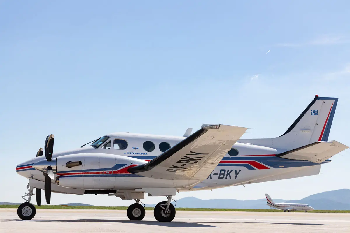 Beechcraft King Air C90B SX-BKY operated by Air Intersalonika photo 4