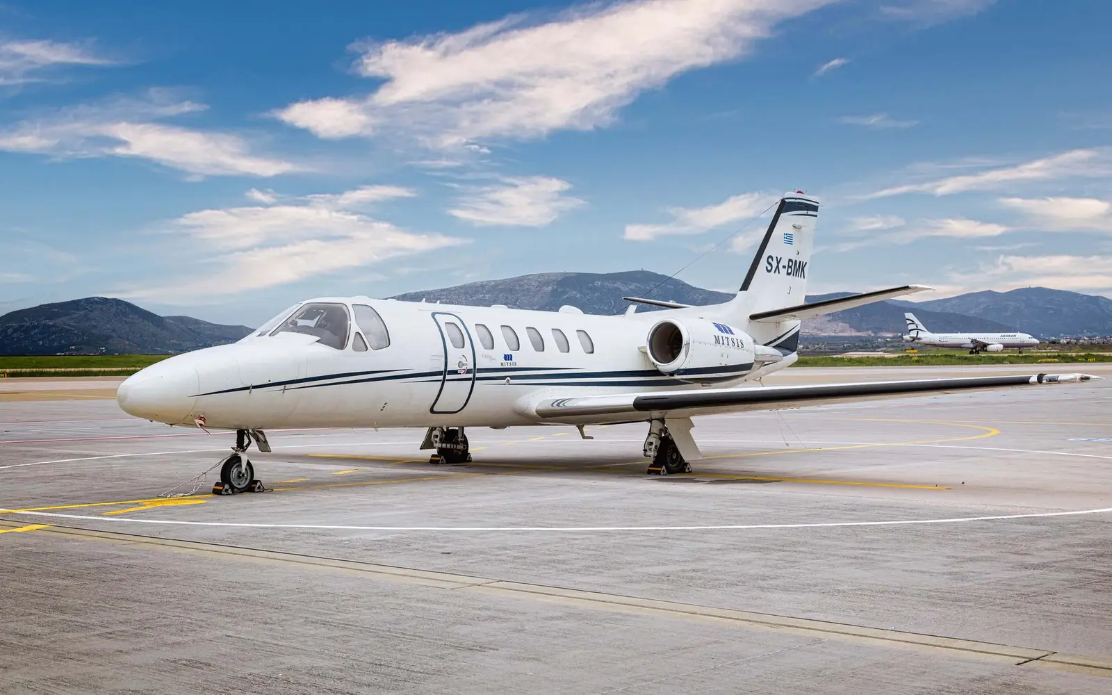 Cessna Citation Bravo SX-BMK operated by IFLY S.A., exterior