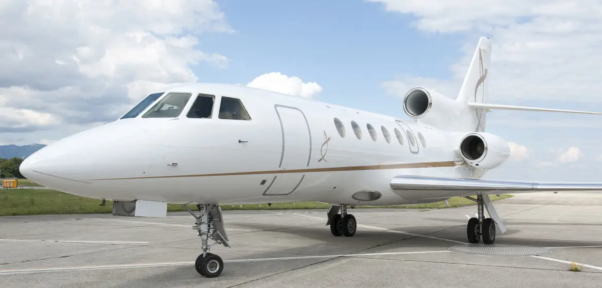 Dassault Falcon 50 SX-CRC operated by Amjet Executive SA photo 4