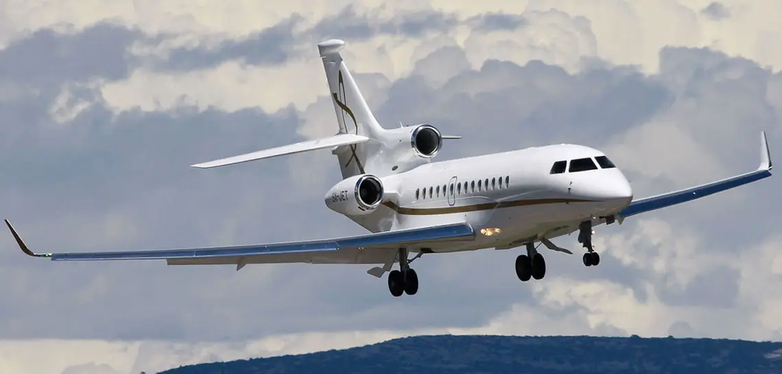 Dassault Falcon 7X SX-JET operated by Amjet Executive SA photo 5