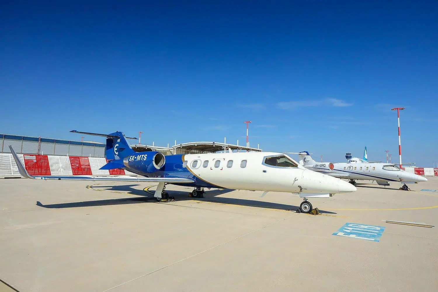 Bombardier Learjet 31A SX-MTS operated by Magna Aviation, exterior