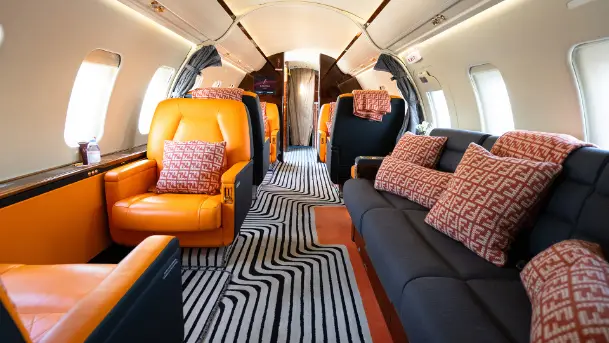 Bombardier Challenger 605 T7-KBI operated by Alex Jets photo 2