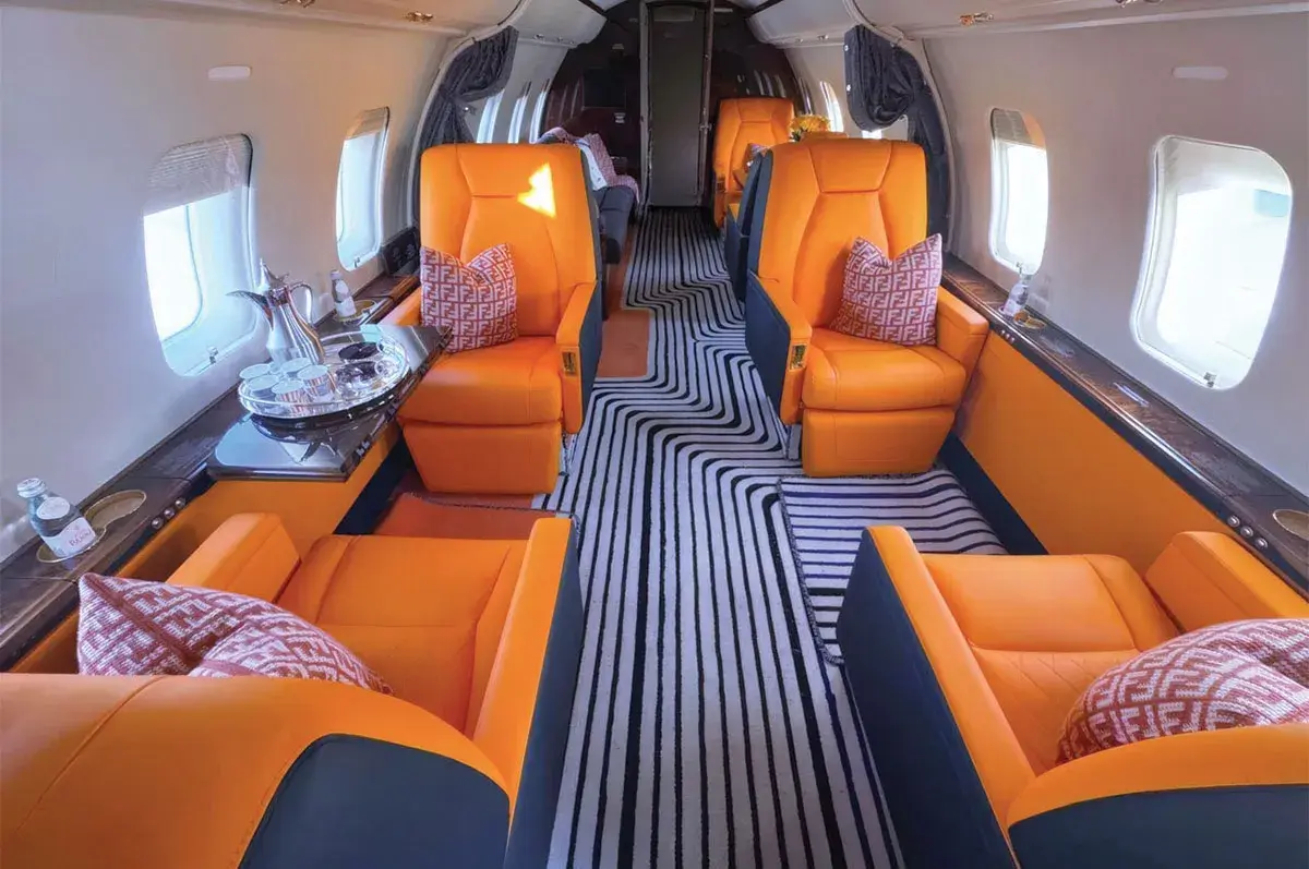 Bombardier Challenger 605 T7-KBI operated by Alex Jets photo 5