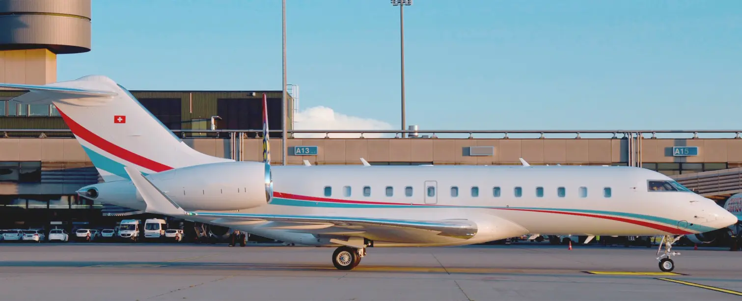 Bombardier Global 5500 T7-NMAYY operated by Avcon Jet AG, exterior