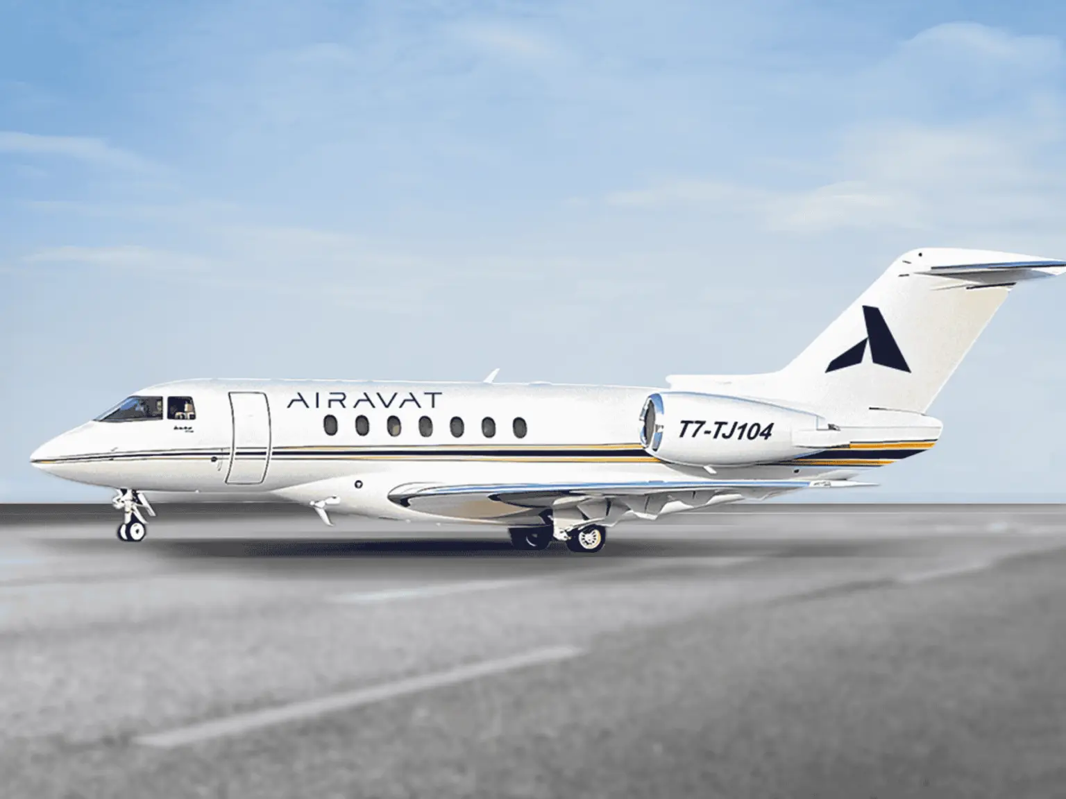 Beechcraft Hawker 4000 T7-TJ104 operated by Transworld Group photo 6