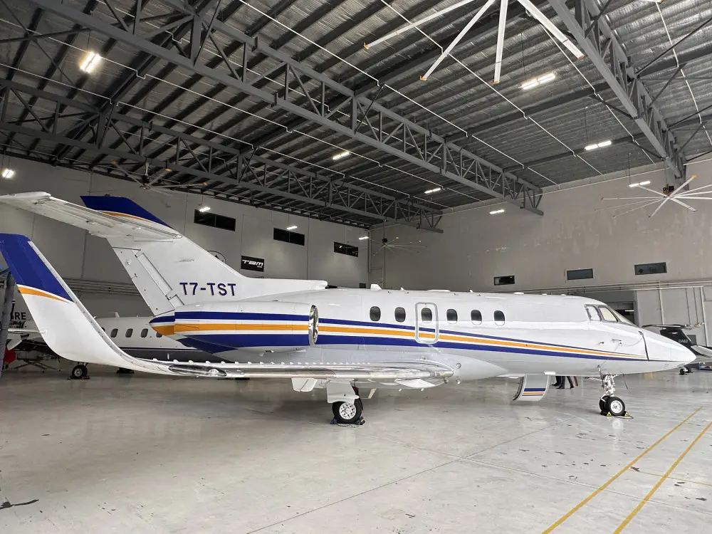 Beechcraft Hawker 900XP T7-TST operated by Avcon Jet AG, exterior