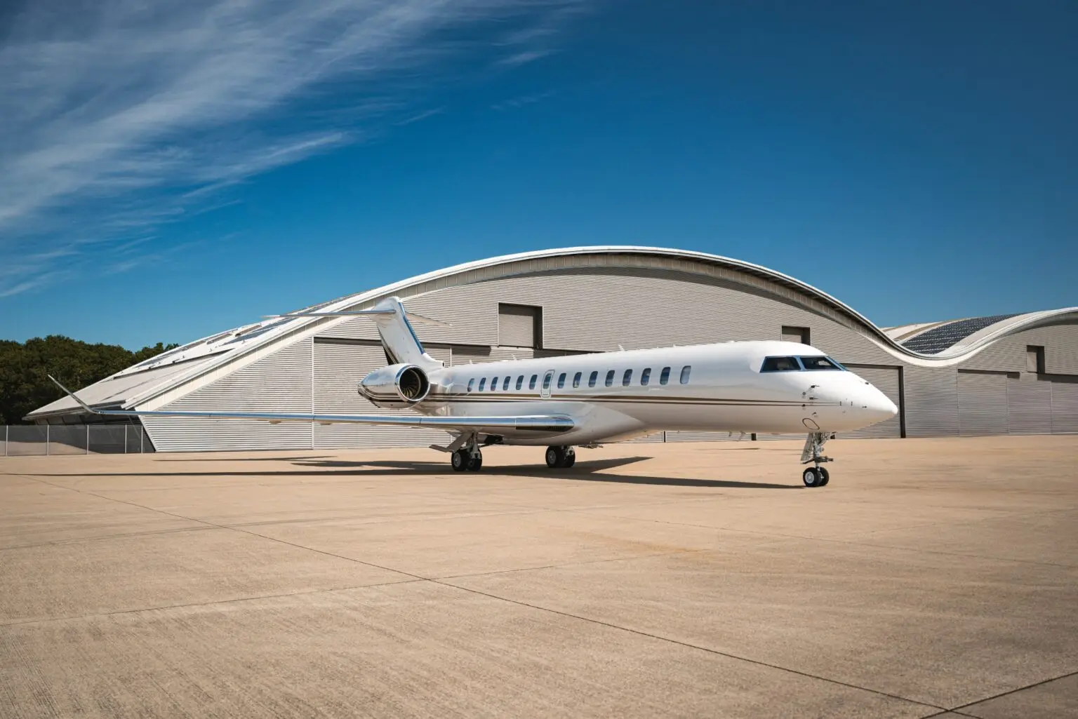 Bombardier Global 7500 T7-ZAM operated by Voluxis, exterior