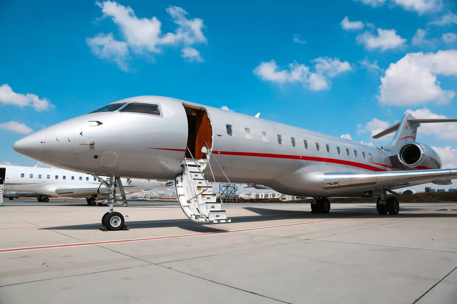 Bombardier Global Express TC-CHN operated by Black Eagle Aero, exterior