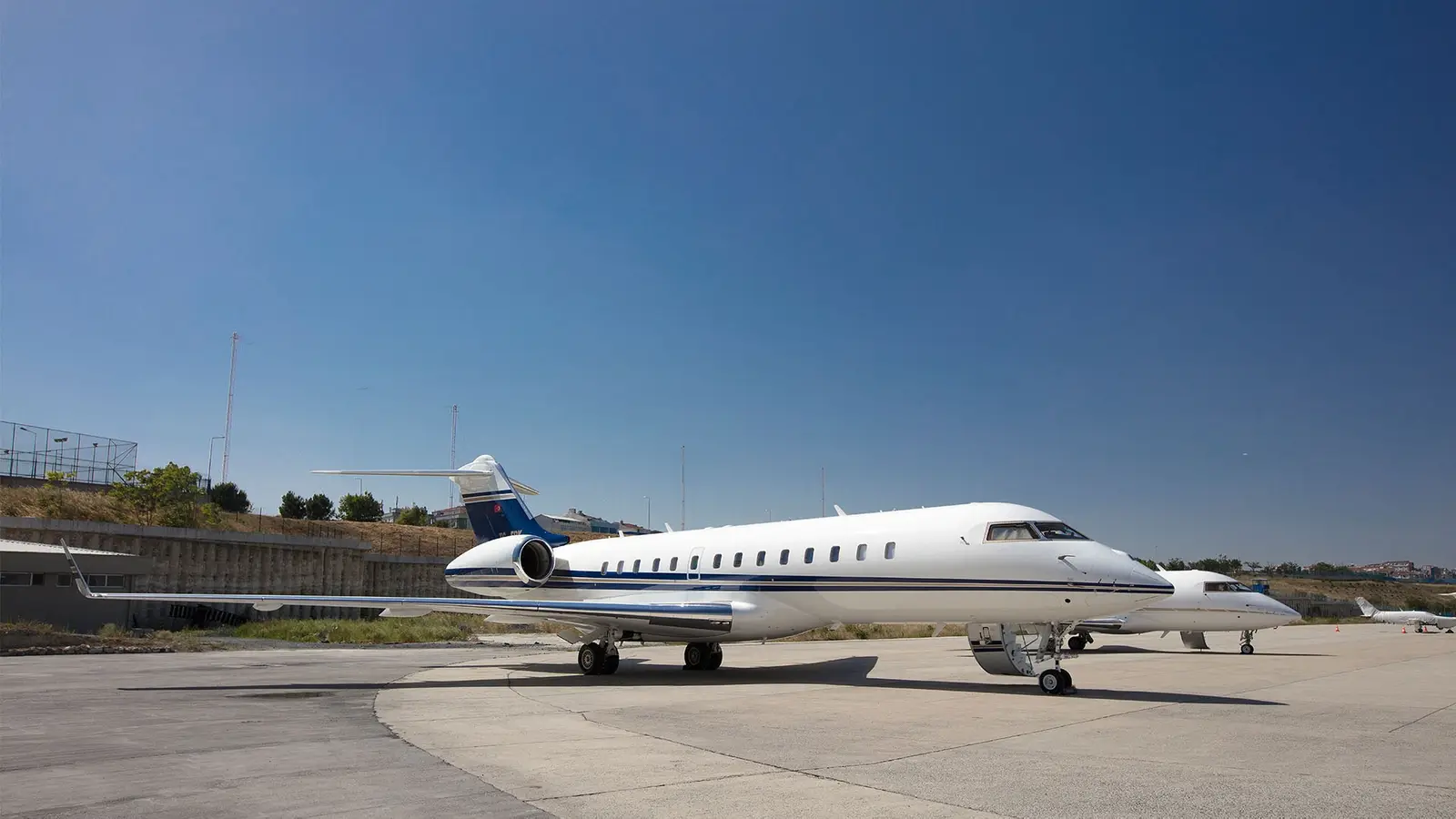 Bombardier Global Express TC-FRK operated by MC Aviation (MC Havacilik), exterior