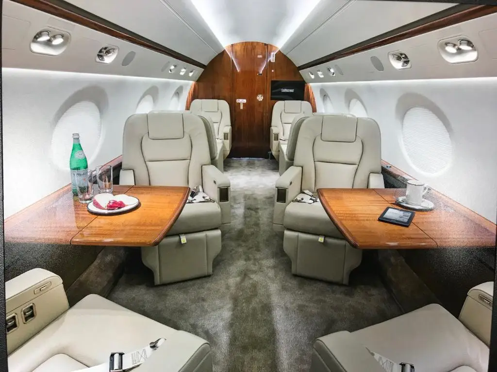 Gulfstream G550 TC-KHG operated by Korfez Havacilik photo 5