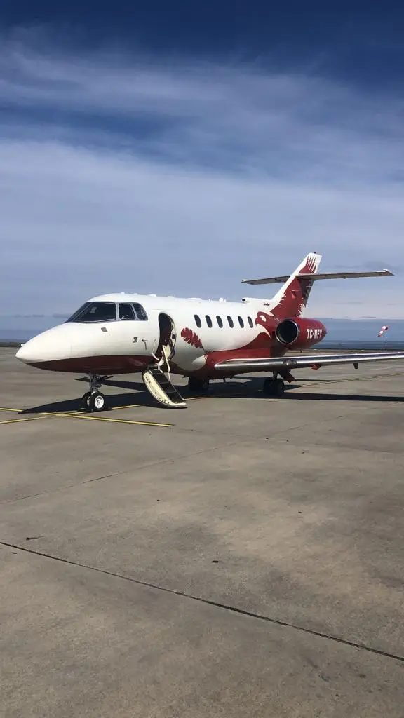 Beechcraft Hawker 850XP TC-MFY operated by AlfaJet Aviation photo 5