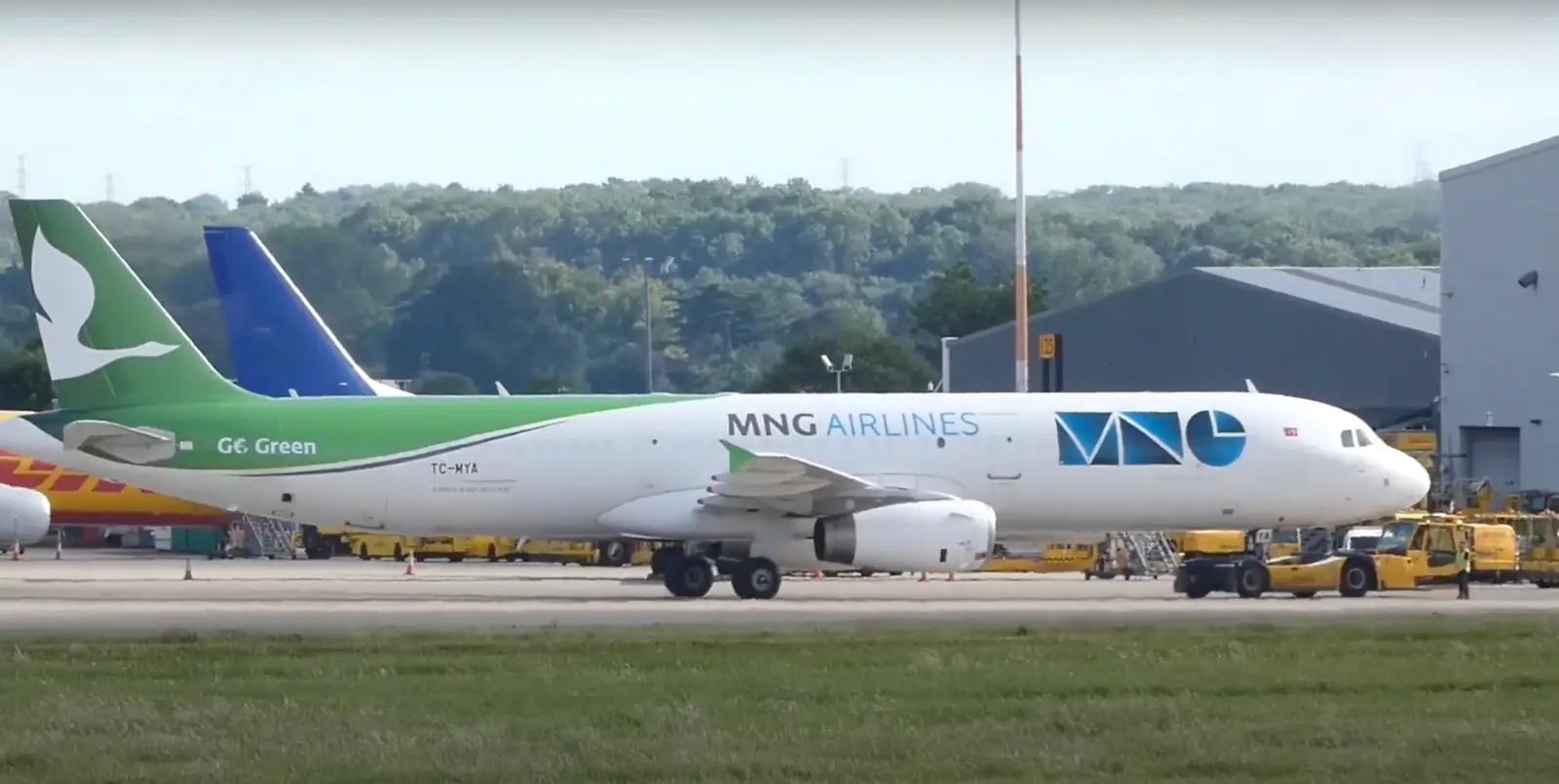 Airbus A321-231 TC-MYA operated by MNG Airlines Cargo, exterior