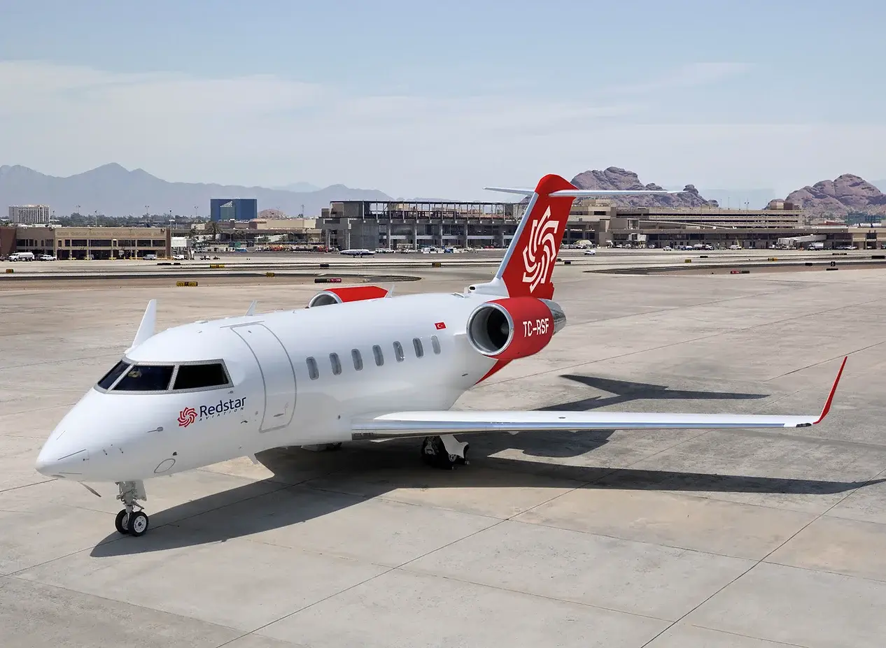 Bombardier Challenger 605 TC-RSF operated by Redstar Aviation photo 4