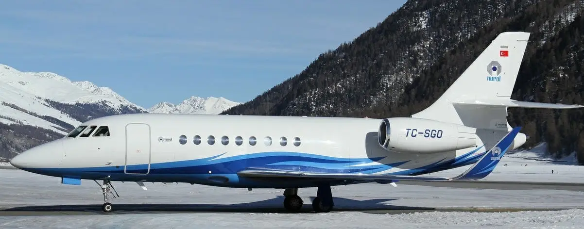 Dassault Falcon 2000LX EASy TC-SGO operated by Nurol Air, exterior