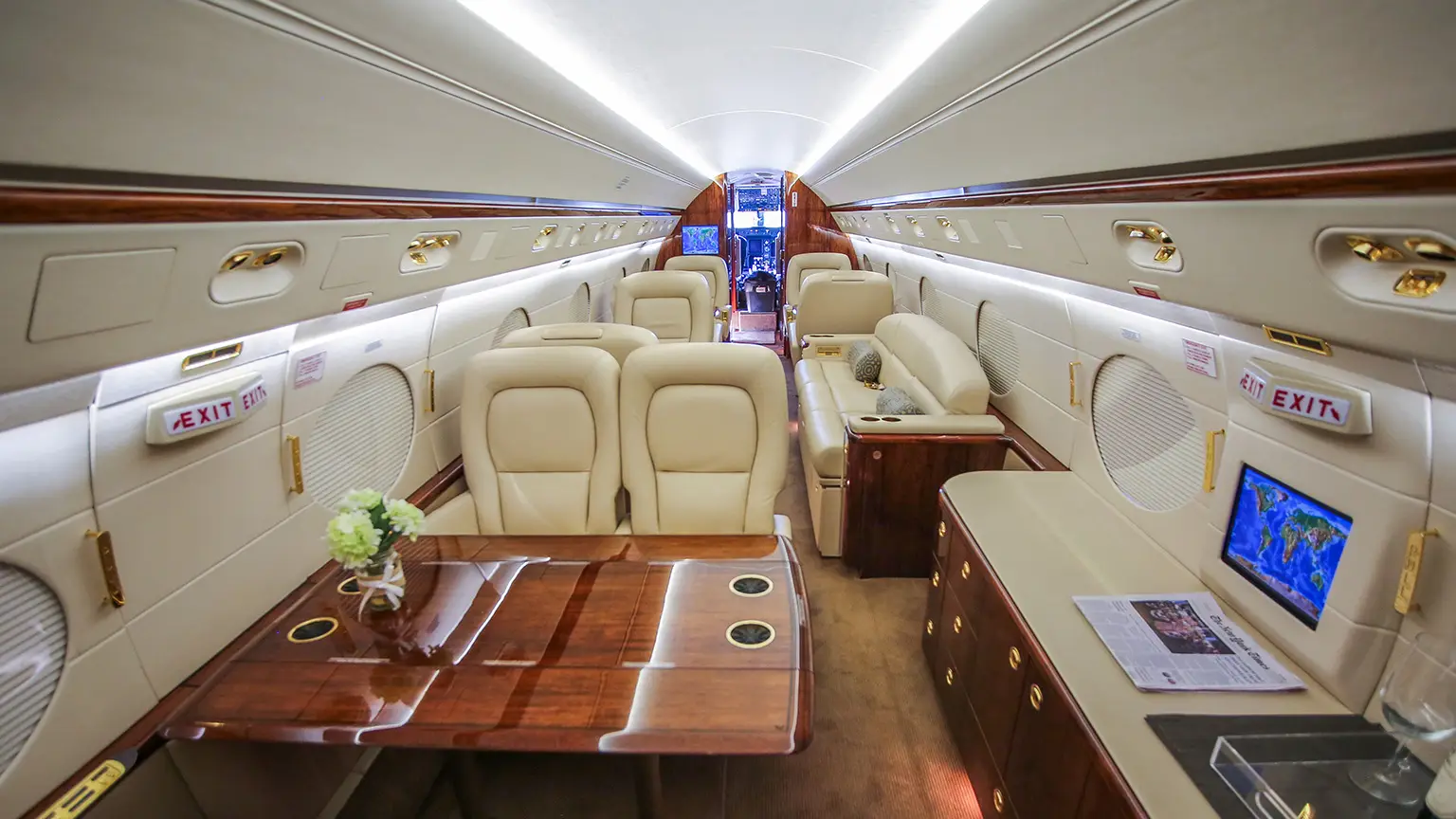 Gulfstream IV-SP TC-STN operated by Plures Aviation photo 3